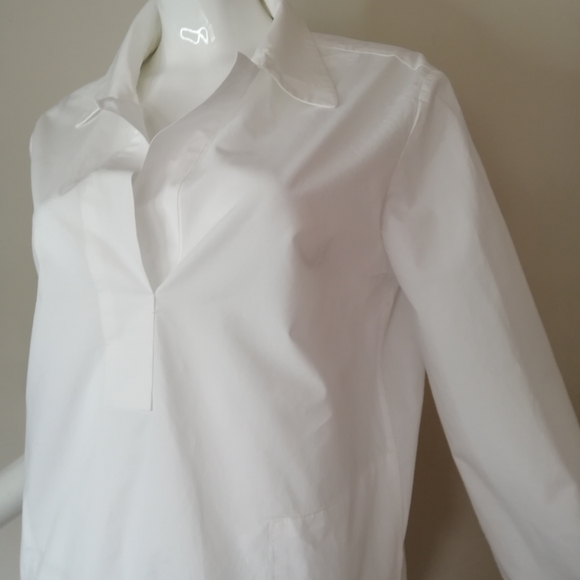 Gerard Darel White Boxy Button Down Shirt - Picture 4 of 8